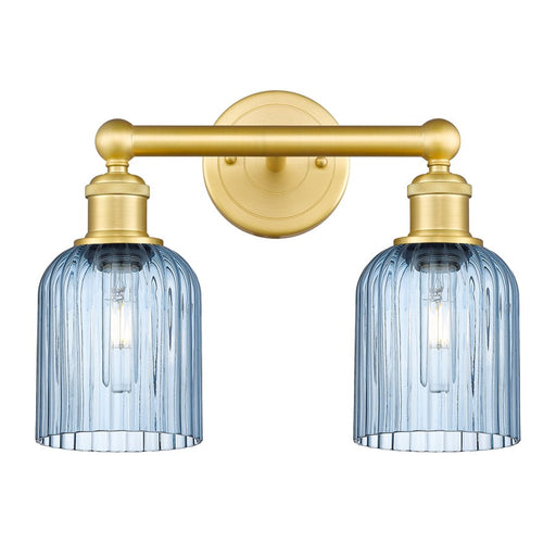 Innovations Edison Bridal Veil 2Lt 14" Bath, Gold/Blue - 616-2W-SG-G559-5BL
