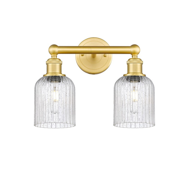 Innovations Edison Bridal Veil 2Lt 14" Bath, Gold/Seedy - 616-2W-SG-G559-5SDY