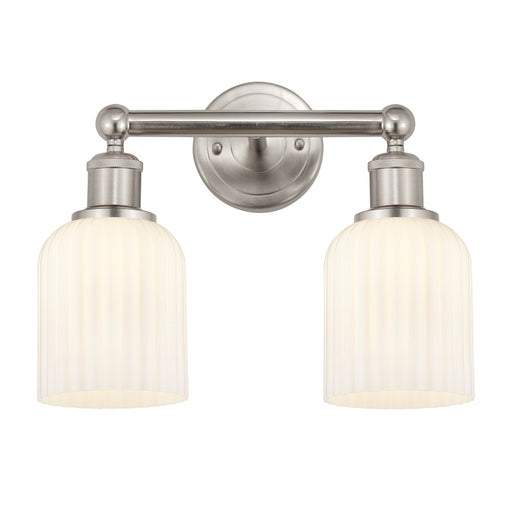 Innovations Edison Bridal Veil 2Lt 14" Bath, SN/GW - 616-2W-SN-G559-5GWH