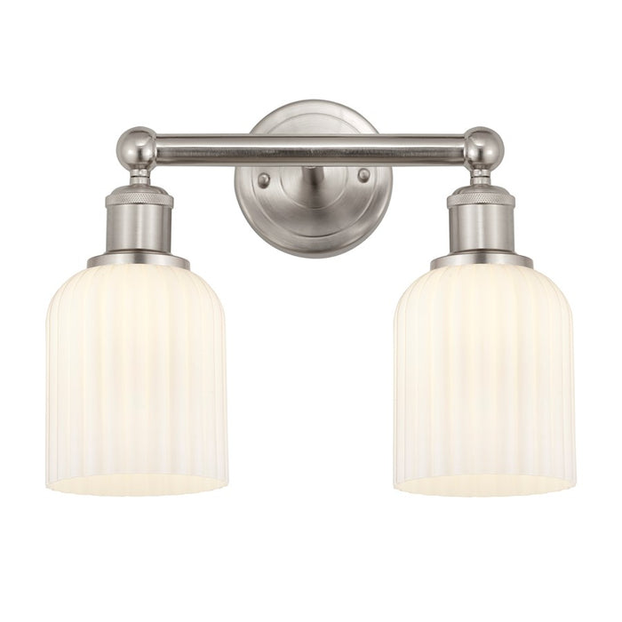 Innovations Edison Bridal Veil 2Lt 14" Bath, SN/GW - 616-2W-SN-G559-5GWH