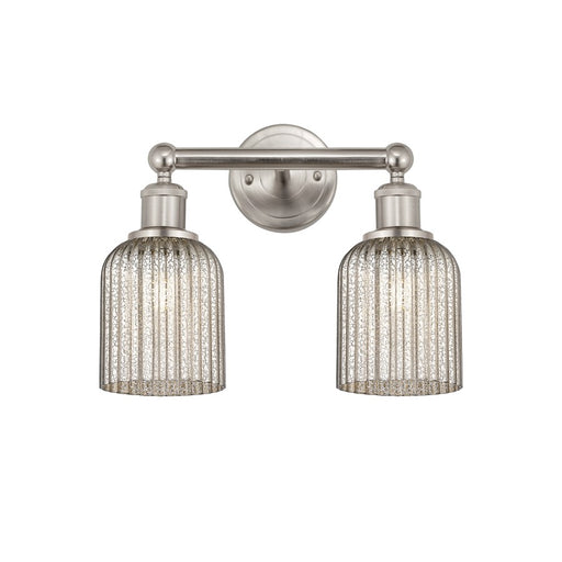 Innovations Edison Bridal Veil 2Lt 14" Bath, SN/MC - 616-2W-SN-G559-5ME