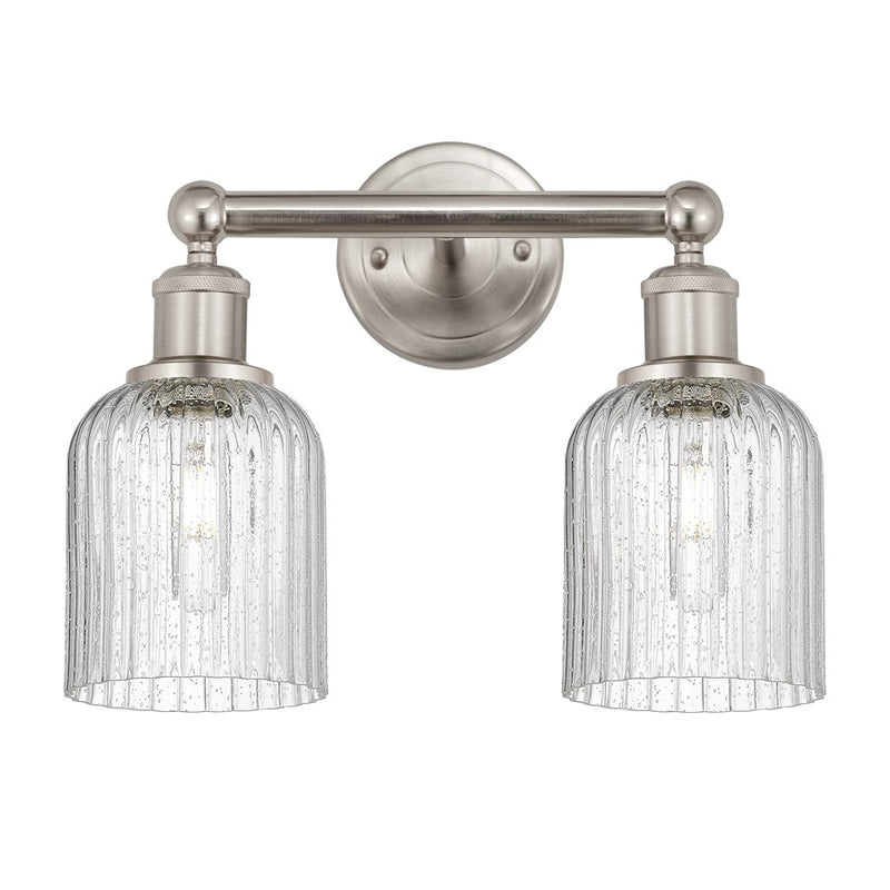 Innovations Edison Bridal Veil 2Lt 14" Bath, SN/SD - 616-2W-SN-G559-5SDY