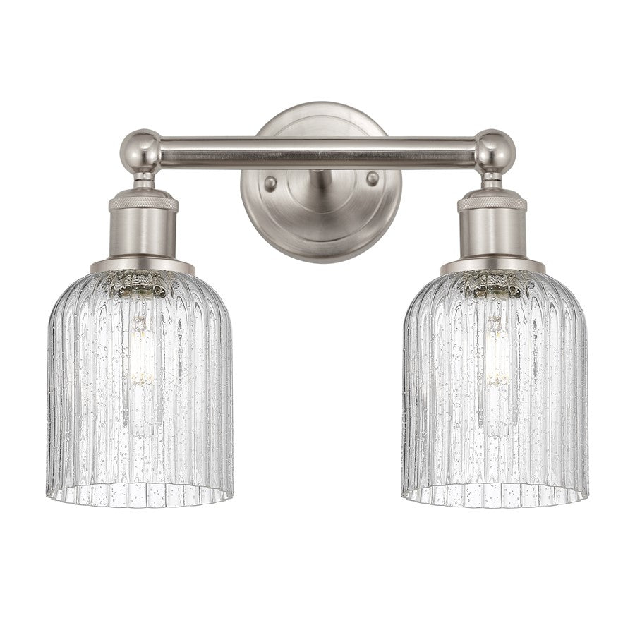 Innovations Edison Bridal Veil 2Lt 14" Bath, SN/SD - 616-2W-SN-G559-5SDY