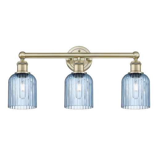 Innovations Edison Bridal Veil 3Lt 23" Bath, AB/BL - 616-3W-AB-G559-5BL