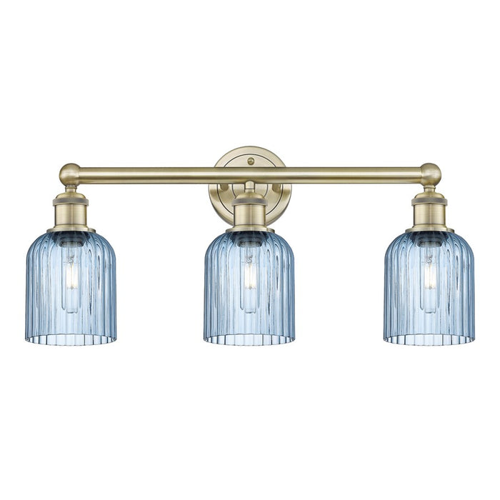 Innovations Edison Bridal Veil 3Lt 23" Bath, AB/BL - 616-3W-AB-G559-5BL