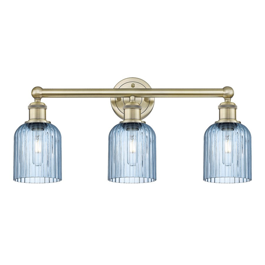 Innovations Edison Bridal Veil 3Lt 23" Bath, AB/BL - 616-3W-AB-G559-5BL