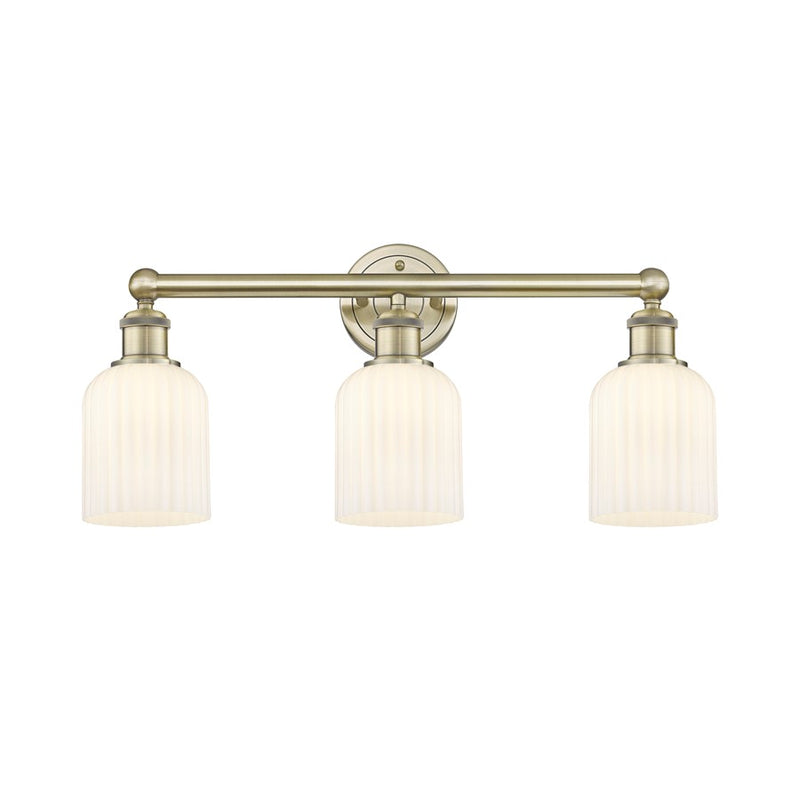 Innovations Edison Bridal Veil 3Lt 23" Bath, AB/GW - 616-3W-AB-G559-5GWH