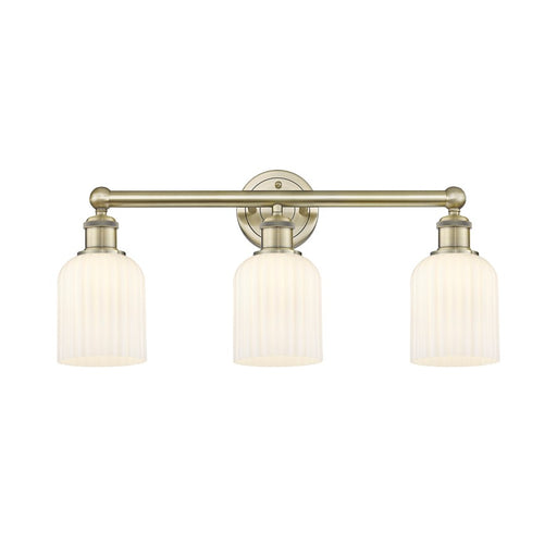 Innovations Edison Bridal Veil 3Lt 23" Bath, AB/GW - 616-3W-AB-G559-5GWH