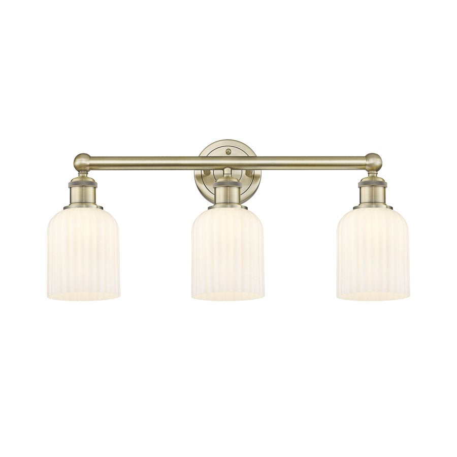 Innovations Edison Bridal Veil 3Lt 23" Bath, AB/GW - 616-3W-AB-G559-5GWH