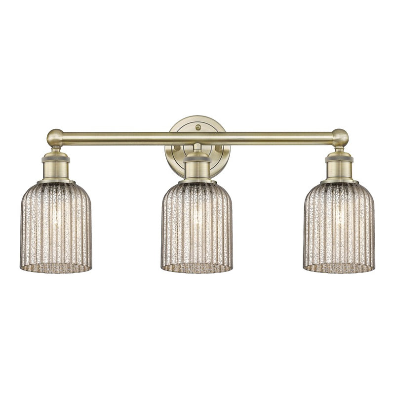 Innovations Edison Bridal Veil 3Lt 23" Bath, AB/MC - 616-3W-AB-G559-5ME