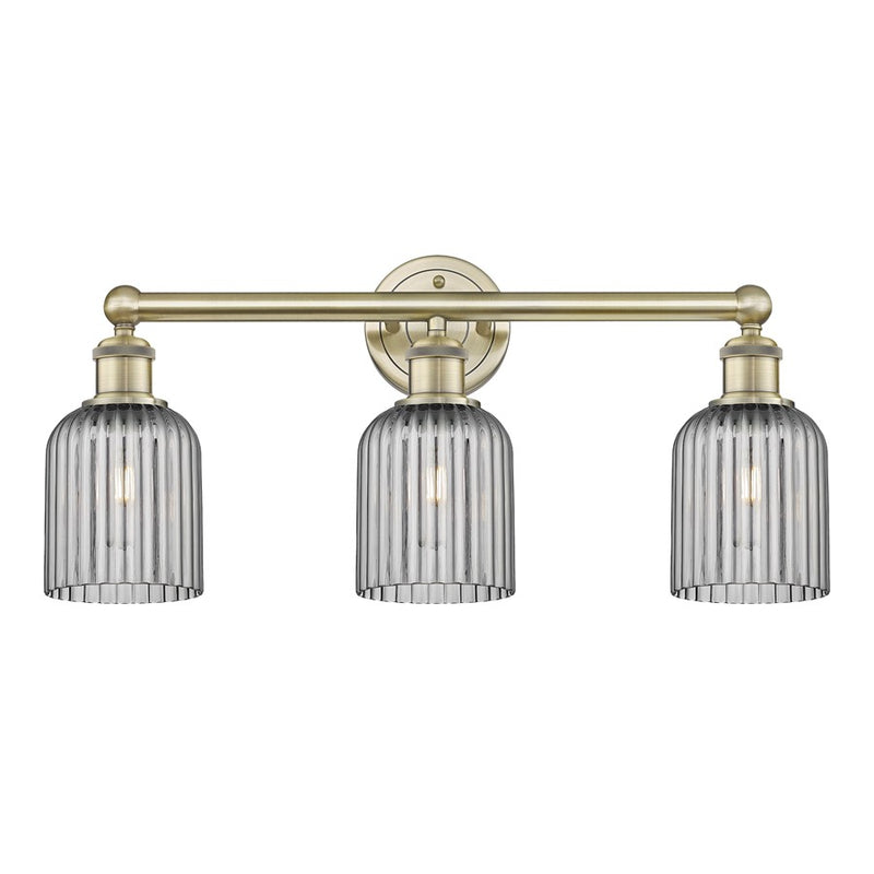 Innovations Edison Bridal Veil 3Lt 23" Bath, AB/SM - 616-3W-AB-G559-5SM