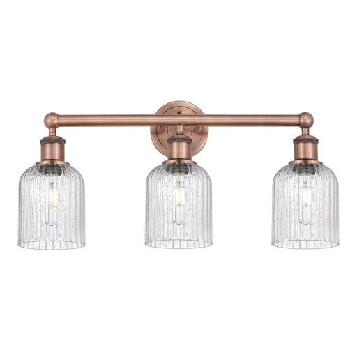 Innovations Edison Bridal Veil 3Lt 23" Bath, Copper/Seedy - 616-3W-AC-G559-5SDY