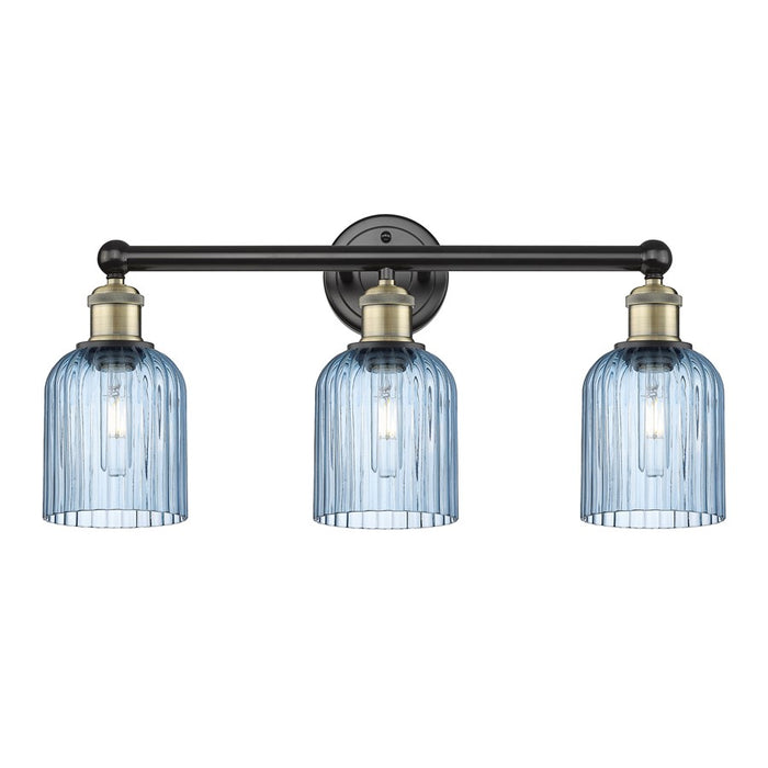 Innovations Edison Bridal Veil 3Lt 23" Bath, BLB/BL - 616-3W-BAB-G559-5BL