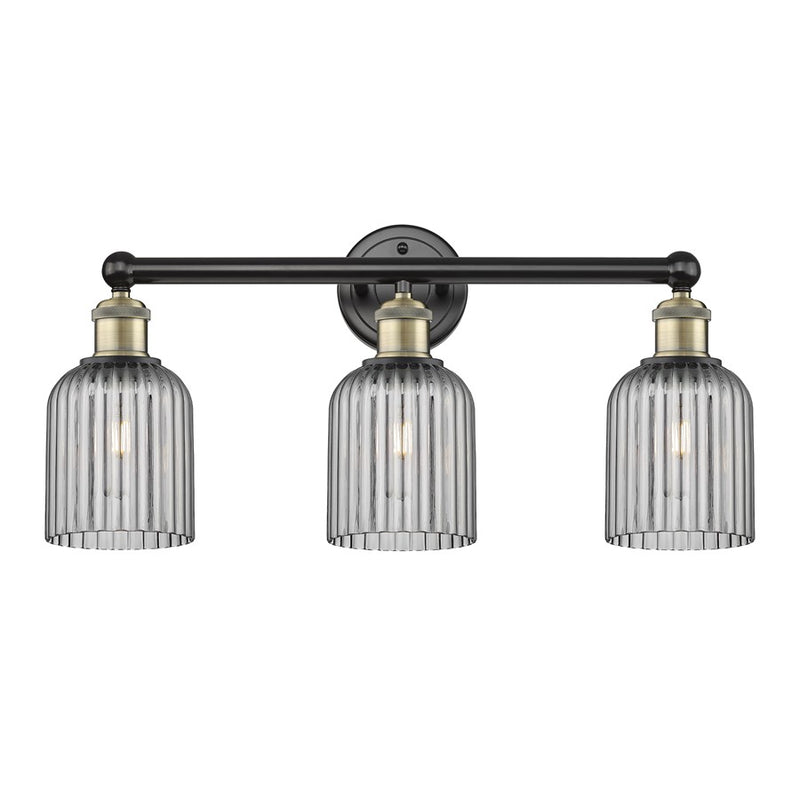 Innovations Edison Bridal Veil 3Lt 23" Bath, BLB/SM - 616-3W-BAB-G559-5SM