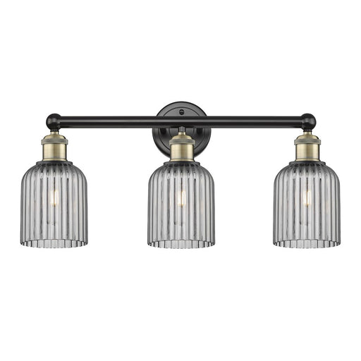 Innovations Edison Bridal Veil 3Lt 23" Bath, BLB/SM - 616-3W-BAB-G559-5SM