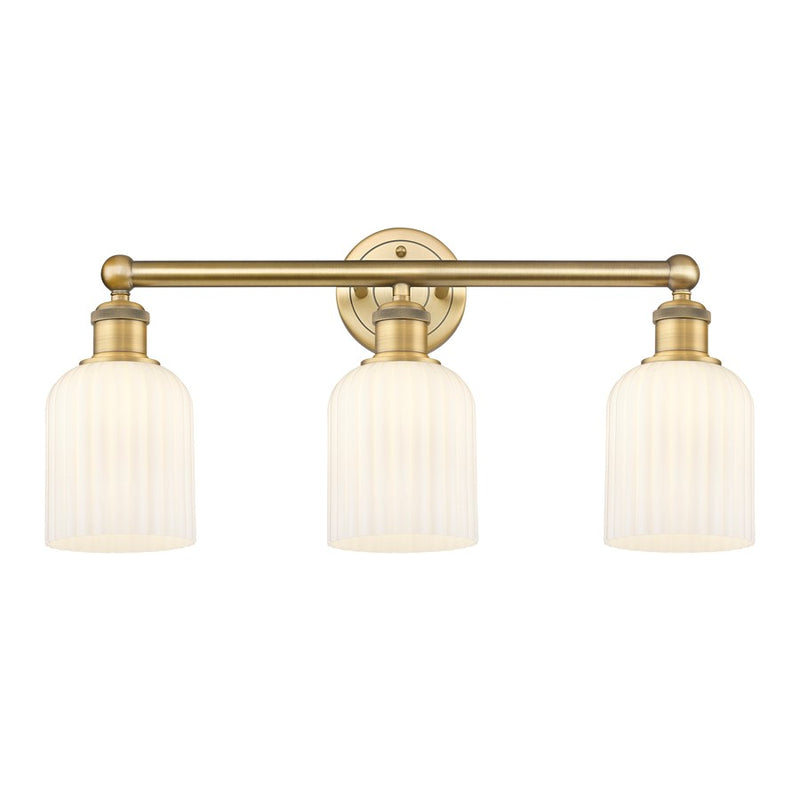 Innovations Edison Bridal Veil 3Lt 23" Bath, BB/GW - 616-3W-BB-G559-5GWH