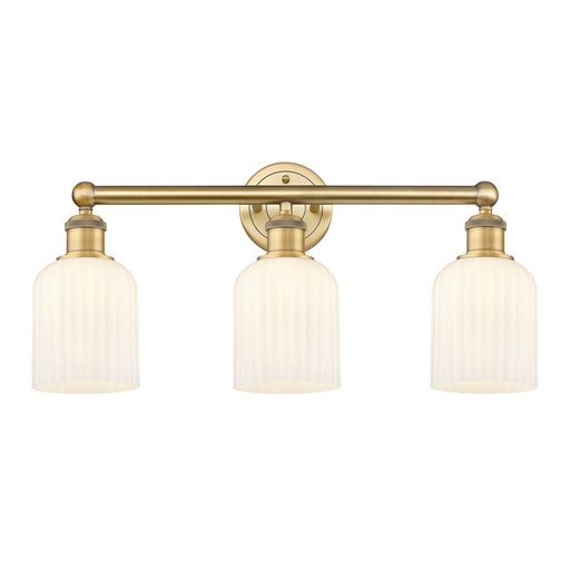 Innovations Edison Bridal Veil 3Lt 23" Bath, BB/GW - 616-3W-BB-G559-5GWH