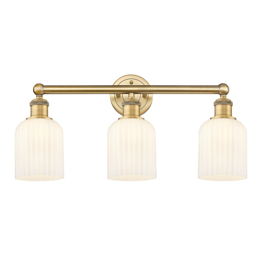 Innovations Edison Bridal Veil 3Lt 23" Bath, BB/GW - 616-3W-BB-G559-5GWH