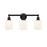 Innovations Edison Bridal Veil 3Lt 23" Bath, BK/GW - 616-3W-BK-G559-5GWH