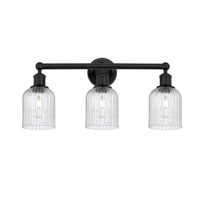 Innovations Edison Bridal Veil 3Lt 23" Bath, Black/Seedy - 616-3W-BK-G559-5SDY