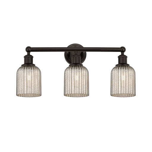 Innovations Edison Bridal Veil 3Lt 23" Bath, Bronze/Mercury - 616-3W-OB-G559-5ME