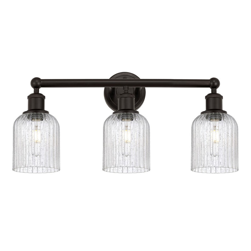 Innovations Edison Bridal Veil 3Lt 23" Bath, Bronze/Seedy - 616-3W-OB-G559-5SDY