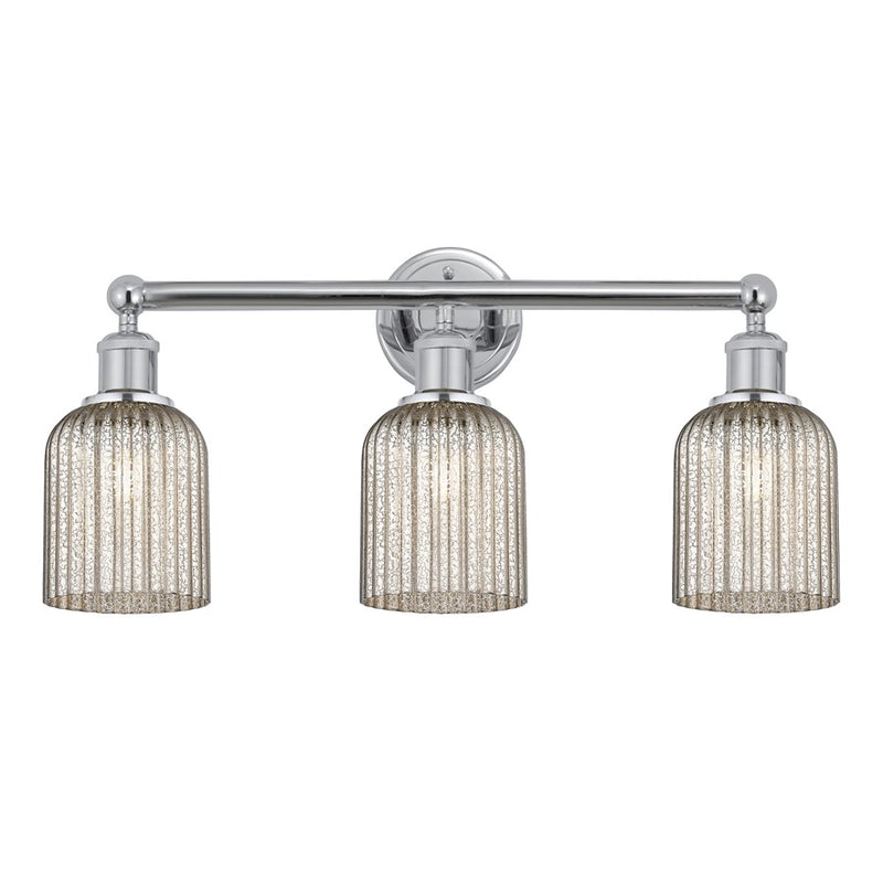 Innovations Edison Bridal Veil 3Lt 23" Bath, Chrome/Mercury - 616-3W-PC-G559-5ME