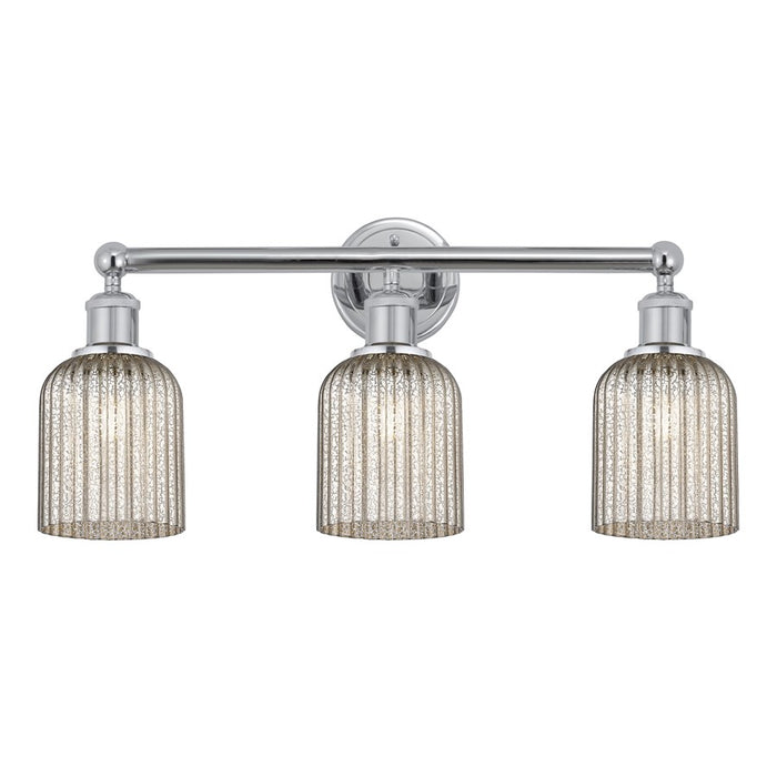 Innovations Edison Bridal Veil 3Lt 23" Bath, Chrome/Mercury - 616-3W-PC-G559-5ME