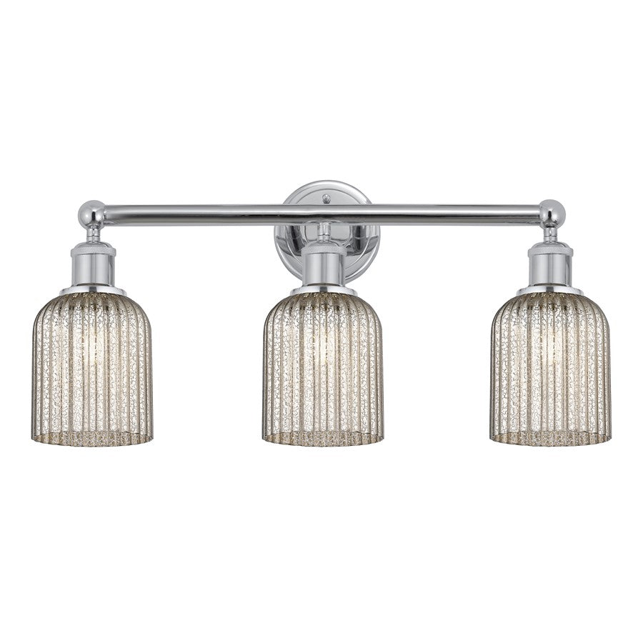 Innovations Edison Bridal Veil 3Lt 23" Bath, Chrome/Mercury - 616-3W-PC-G559-5ME