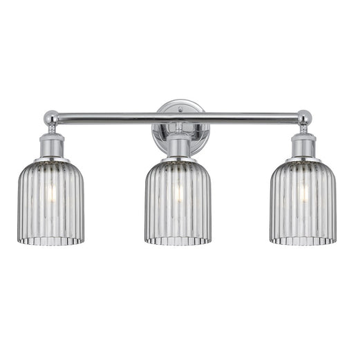 Innovations Edison Bridal Veil 3Lt 23" Bath, Chrome/Smoke - 616-3W-PC-G559-5SM