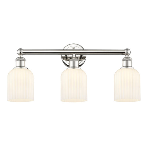 Innovations Edison Bridal Veil 3Lt 23" Bath, PN/GW - 616-3W-PN-G559-5GWH