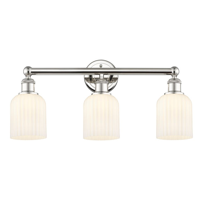 Innovations Edison Bridal Veil 3Lt 23" Bath, PN/GW - 616-3W-PN-G559-5GWH