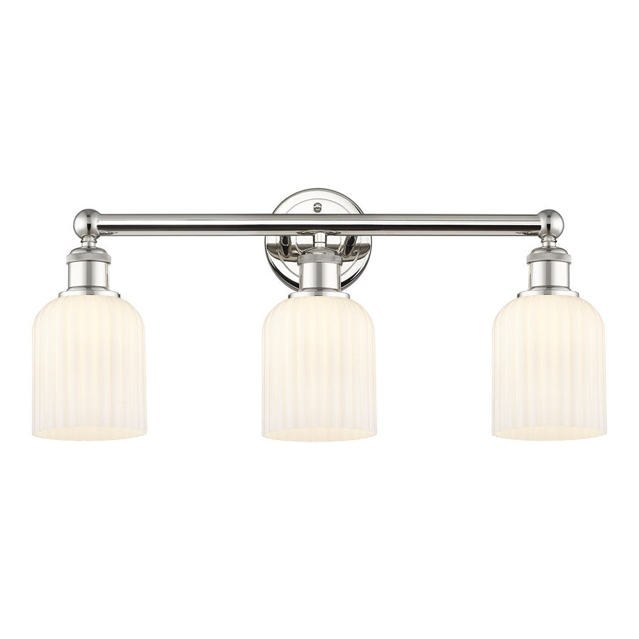 Innovations Edison Bridal Veil 3Lt 23" Bath, PN/GW - 616-3W-PN-G559-5GWH