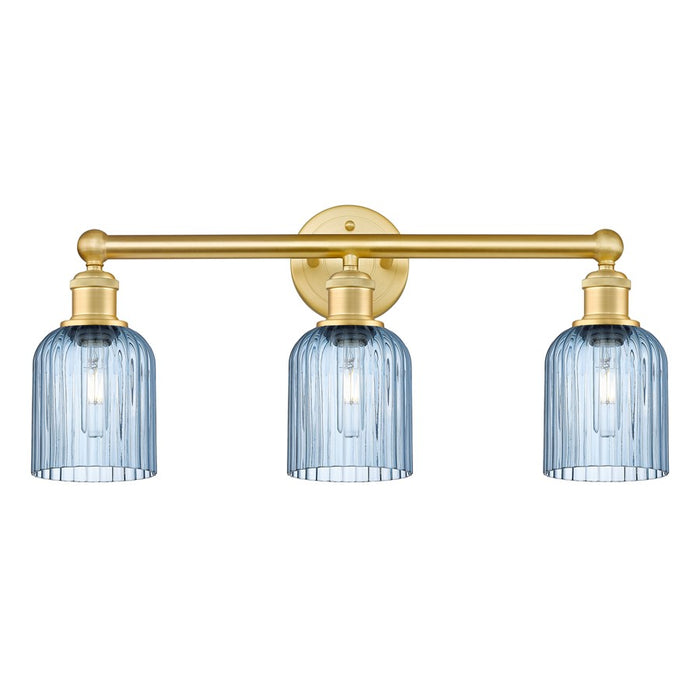 Innovations Edison Bridal Veil 3Lt 23" Bath, Gold/Blue - 616-3W-SG-G559-5BL