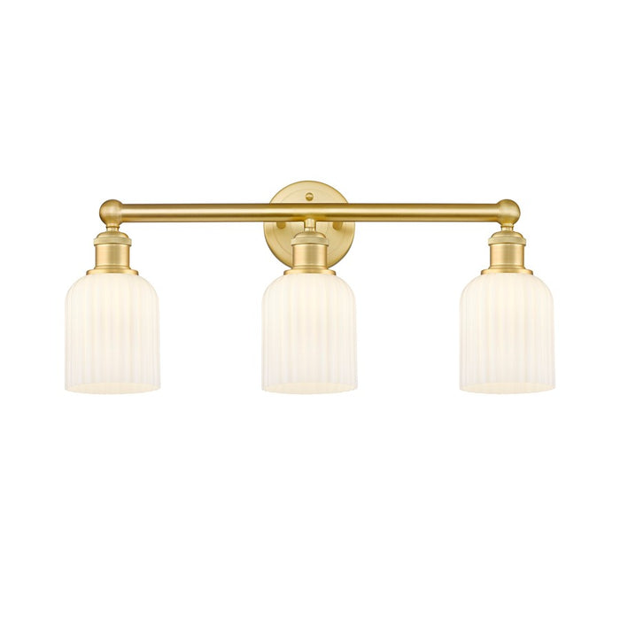 Innovations Edison Bridal Veil 3Lt 23" Bath, GD/GW - 616-3W-SG-G559-5GWH