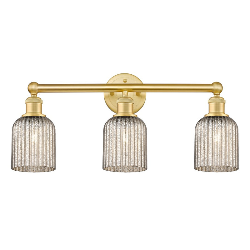 Innovations Edison Bridal Veil 3Lt 23" Bath, Gold/Mercury - 616-3W-SG-G559-5ME
