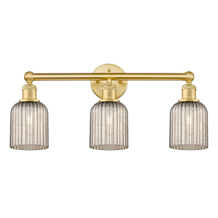 Innovations Edison Bridal Veil 3Lt 23" Bath, Gold/Mercury - 616-3W-SG-G559-5ME