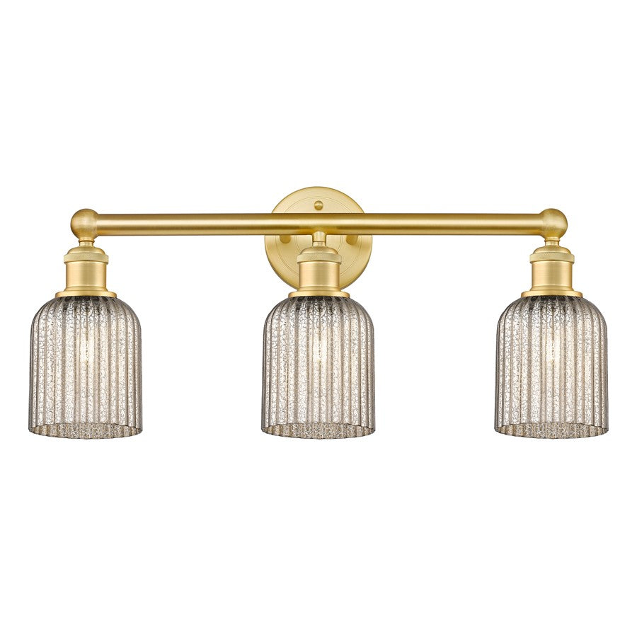 Innovations Edison Bridal Veil 3Lt 23" Bath, Gold/Mercury - 616-3W-SG-G559-5ME
