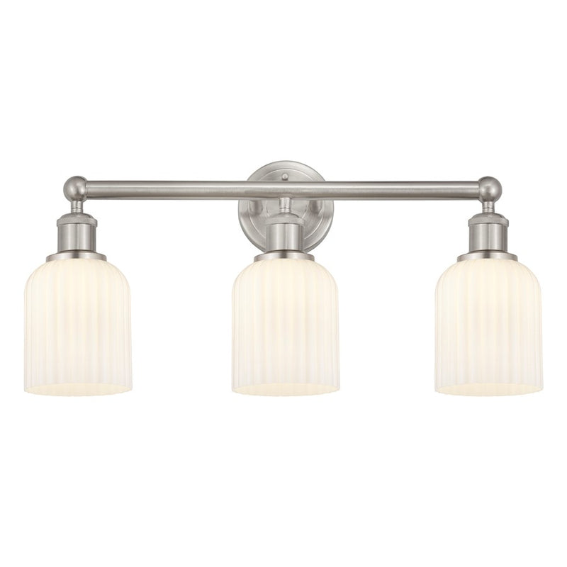 Innovations Edison Bridal Veil 3Lt 23" Bath, SN/GW - 616-3W-SN-G559-5GWH