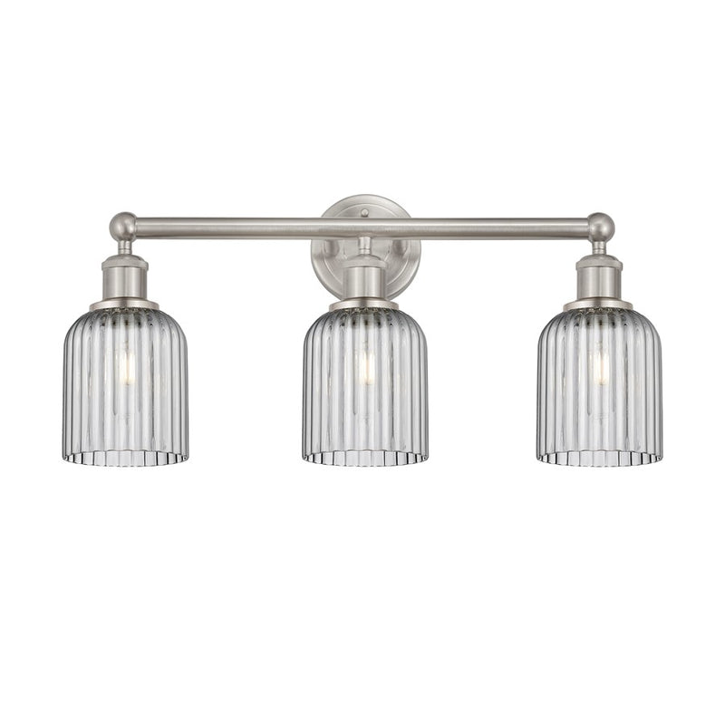 Innovations Edison Bridal Veil 3Lt 23" Bath, SN/SM - 616-3W-SN-G559-5SM