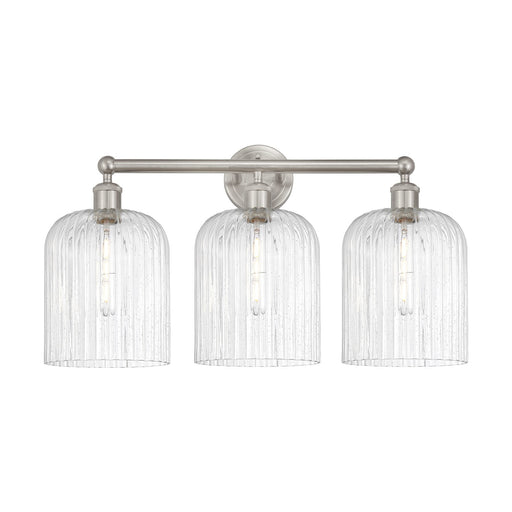 Innovations Bridal Veil 23in 3-Light Bath Vanity Light | Art Nouveau Brushed Satin Nickel and Seedy Glass | Bathroom & Powder | Model 616-3W-SN-G559-8SDY