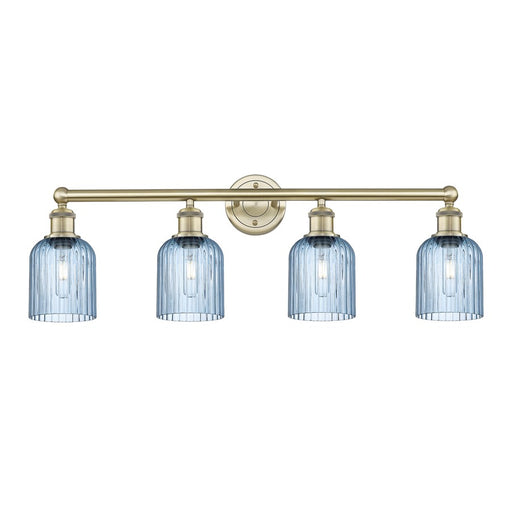 Innovations Edison Bridal Veil 4Lt 32" Bath, AB/BL - 616-4W-AB-G559-5BL