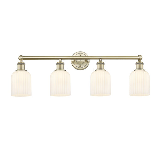 Innovations Edison Bridal Veil 4Lt 32" Bath, AB/GW - 616-4W-AB-G559-5GWH