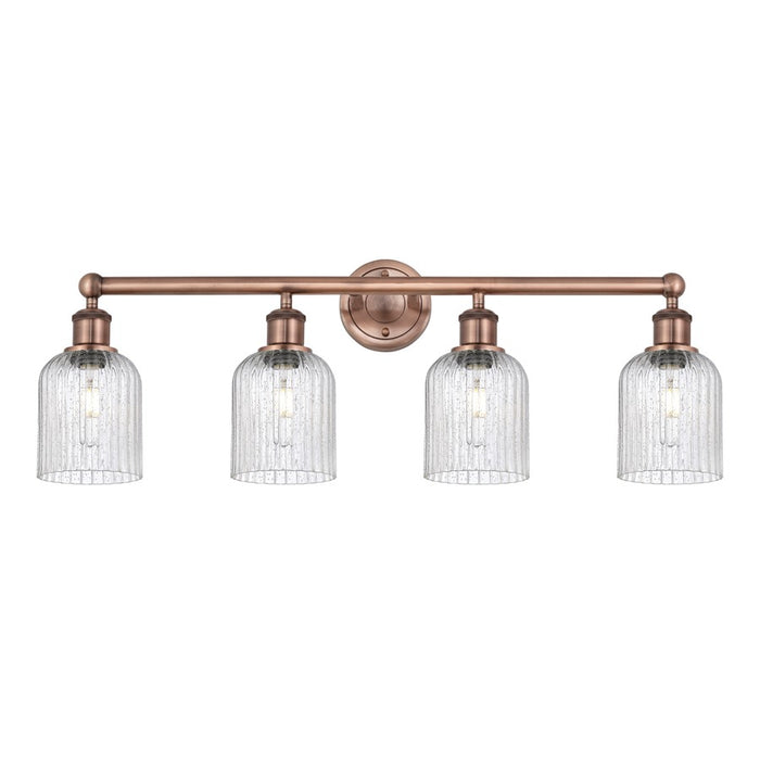 Innovations Edison Bridal Veil 4Lt 32" Bath, Copper/Seedy - 616-4W-AC-G559-5SDY