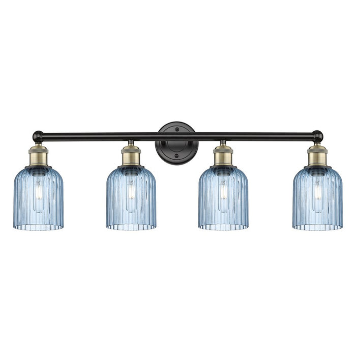 Innovations Edison Bridal Veil 4Lt 32" Bath, BLB/BL - 616-4W-BAB-G559-5BL