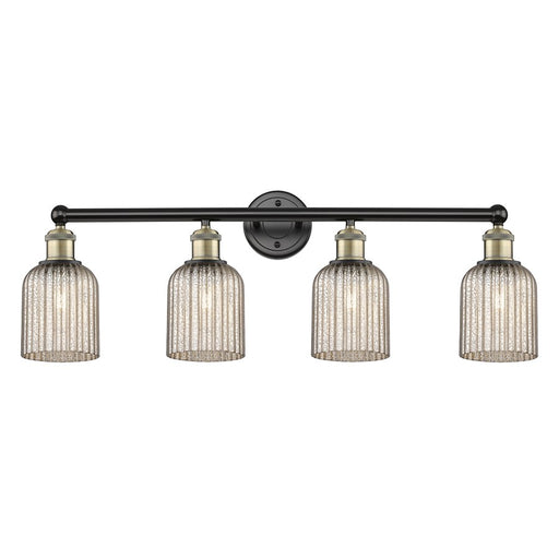 Innovations Edison Bridal Veil 4Lt 32" Bath, BLB/MC - 616-4W-BAB-G559-5ME