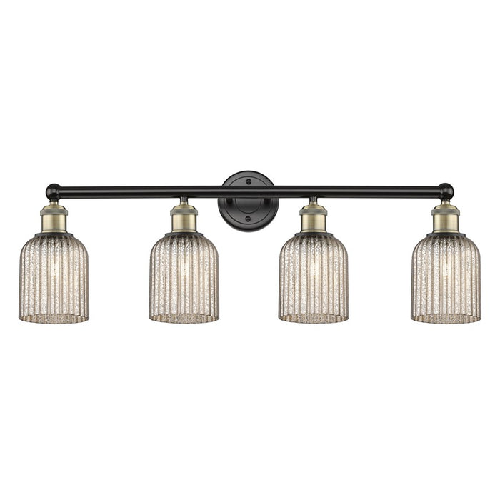 Innovations Edison Bridal Veil 4Lt 32" Bath, BLB/MC - 616-4W-BAB-G559-5ME