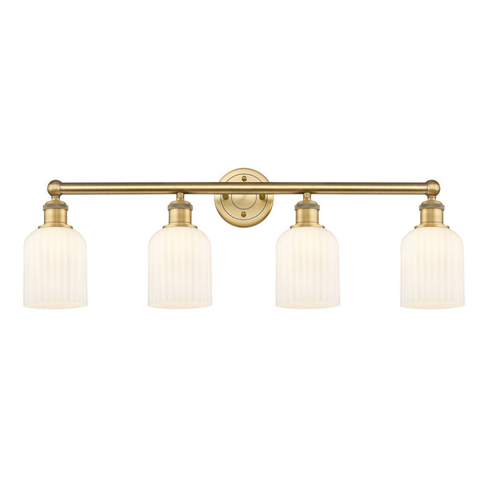 Innovations Edison Bridal Veil 4Lt 32" Bath, BB/GW - 616-4W-BB-G559-5GWH