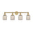 Innovations Edison Bridal Veil 4Lt 32" Bath, BB/MC - 616-4W-BB-G559-5ME