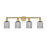 Innovations Edison Bridal Veil 4Lt 32" Bath, BB/SM - 616-4W-BB-G559-5SM
